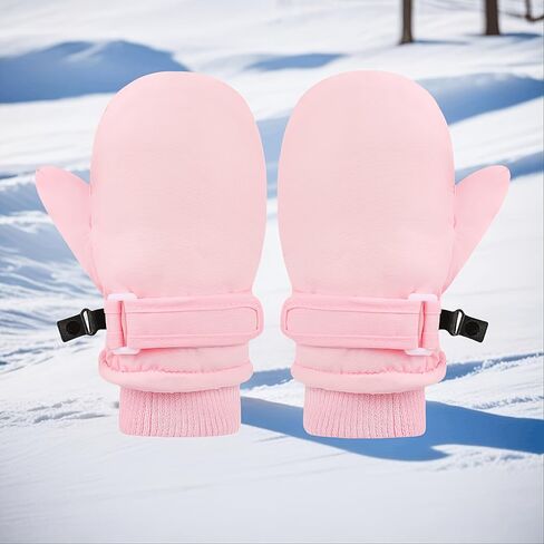 Waterproof Winter Mittens for Toddlers Baby Girls & Boys - Thermal Insulated Snow Gloves for Warm Fleece Lined in Saudi Arabia