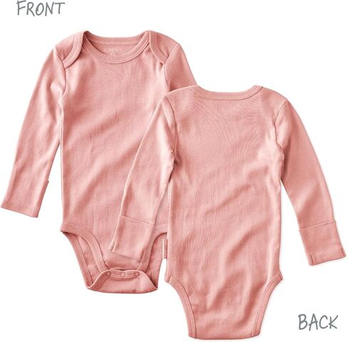 unisex-baby Blake 10-pack Long Sleeve Bodysuits​ 100% Organic Cotton Baby Boy & Girls in Kuwait
