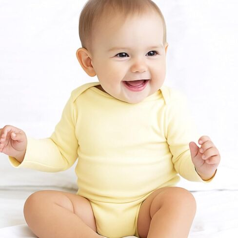 unisex-baby Blake 10-pack Long Sleeve Bodysuits​ 100% Organic Cotton Baby Boy & Girls in Kuwait