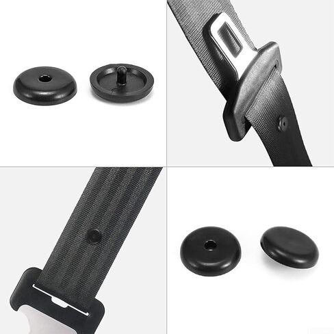 طقم 4 أزواج من مشابك أزرار حزام الأمان لتأمين الإبزيم ومنع الانزلاق in Kuwait