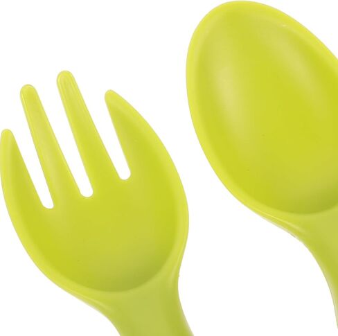 MERRYHAPY 2 Sets Training Utensils with Fork and Spoon Lightweight Silverware for Self-feeding Hold Design with Portable Storage Box for Independent Eating and Travel in Saudi Arabia