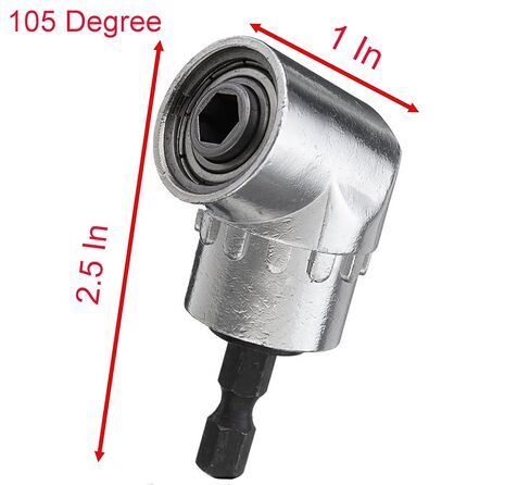 رأس مثقاب زاوية 105 درجة 2.5 بوصة × 1 بوصة جهاز من سبائك الفضة الصلبة للأدوات اليدوية ومفك البراغي (1) in Kuwait