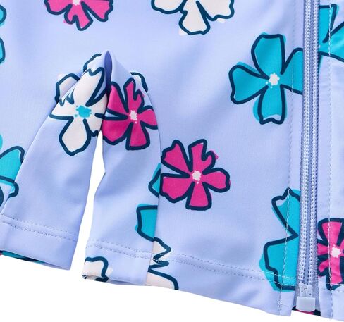 Baby Girl Swimsuit One Piece Rashguard Swimwear with Zipper UPF 50+ Sun Protection Infant Bathing Suit in Saudi Arabia