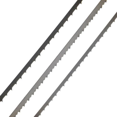 Scroll Saw Blades 18 Pieces 127 mm with Pin 7 15 18.5 TPI Carbon Tool Steel for Wood Plastic Fine Cut in Saudi Arabia