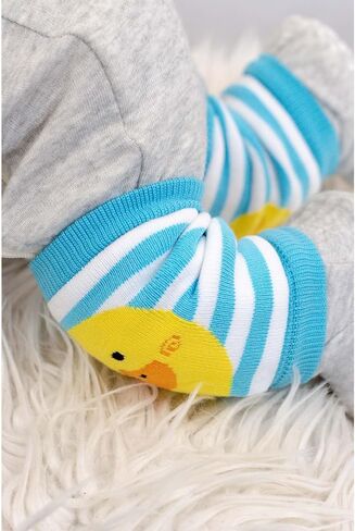 ZOOCCHINI 2 PAIRS Baby Knee Pads for Crawlers – Soft Cushioned Cotton Knee Protectors Unisex Animal Design for Boys and Girls in Saudi Arabia