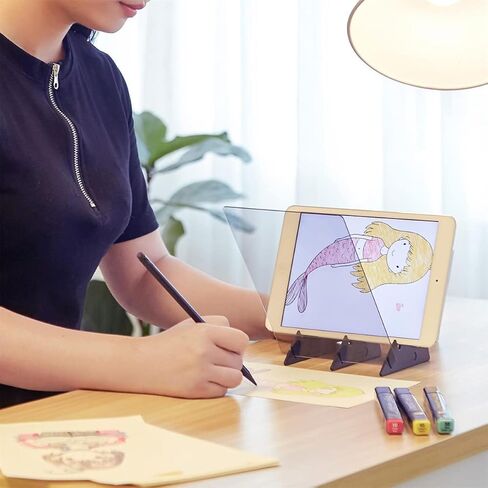 لوحة نسخ اللوحة المحمولة للفنانين من DOITOOL، لوحة تتبع سوداء للرسم اليدوي لمشروعات الرسم والرسم in Saudi Arabia
