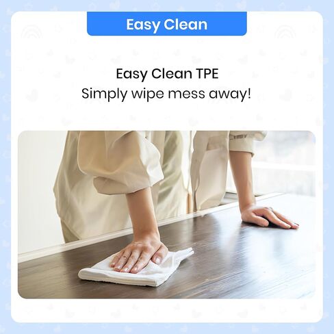 Crib Rail Covers for Teething Furniture Edge Protector for Baby - Plastic Crib Protector from Chewing - CPC Certified, CPSC Tested, LFGB Food Grade - Silicone Like TPE - Patent Pending in Saudi Arabia