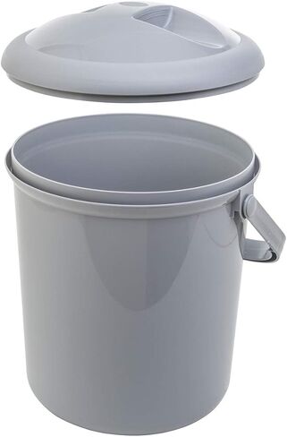 Rotho Babydesign Nappy Pail, 10l, 0+ Months, Bella Bambina, Stone-Grey, 20021 0286 in Saudi Arabia