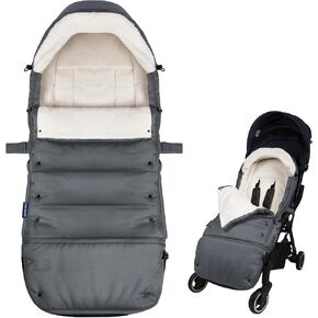 Universal, Weather-Proof, Warm Stroller Footmuff | Extendable Winter Cover | Adjustable Buckle | Stroller Bunting Bag | CosyDiary Stroller Accessories | Stroller Cover in Saudi Arabia