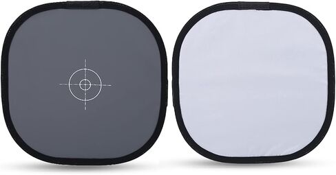 CHICIRIS Balance Card with Grey and White Sides for InCamera or PostProcessing White Balance, Photography Accessory 30cm with Bag in Saudi Arabia