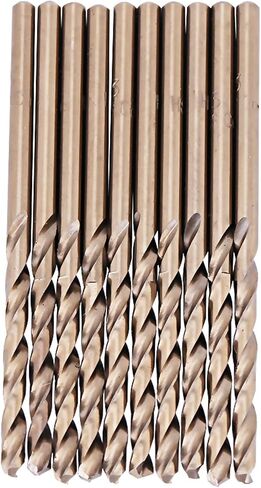High Performance M35 Cobalt Twist Drill Bit Set, 10 Pack, for DIY Enthusiasts (4.5mm) in Saudi Arabia