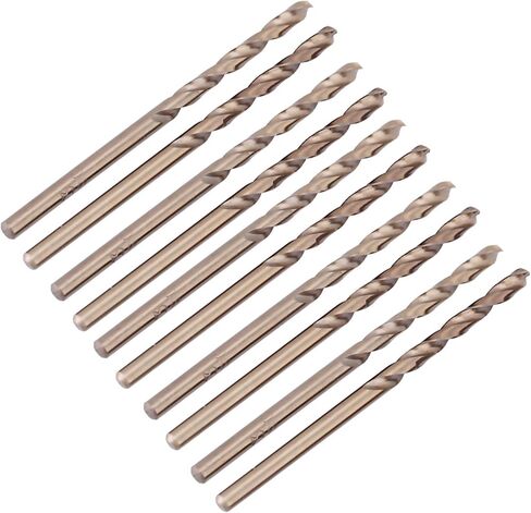 High Performance M35 Cobalt Twist Drill Bit Set, 10 Pack, for DIY Enthusiasts (4.5mm) in Saudi Arabia