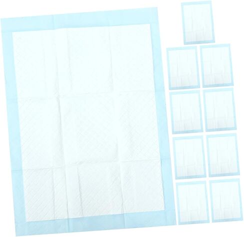 Ciieeo 10pcs Large Disposable Changing Pads High Absorbency Leakproof Newborn Diaper Portable Breathable Non Slip Pad for Mess Diaper Changes and Travel in Saudi Arabia