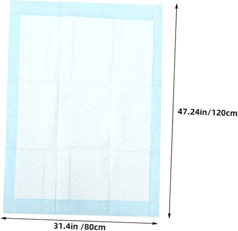 Ciieeo 10pcs Large Disposable Changing Pads High Absorbency Leakproof Newborn Diaper Portable Breathable Non Slip Pad for Mess Diaper Changes and Travel in Saudi Arabia