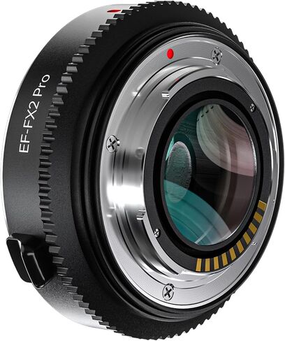 VILTROX EF to FX Speed Booster Lens Adapter, Auto Focus 0.71x Focal Reducer Adapter with Aperture Ring for Fujifilm X-T3 X-T2 X-T20 X-T10 X-T100 X-PRO 2 X-E3 X-A20 in Saudi Arabia