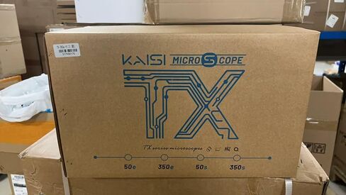 KAISI TX-350e V1.3 مجهر ثلاثي العينيات عدة 4K 1080P HDMI USB كاميرا فيديو 3.5X-90X مجهر ستيريو تكبير مستمر 0.5 CTV in Kuwait