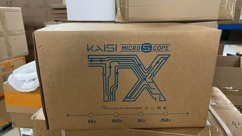 KAISI TX-350e V1.3 مجهر ثلاثي العينيات عدة 4K 1080P HDMI USB كاميرا فيديو 3.5X-90X مجهر ستيريو تكبير مستمر 0.5 CTV in Kuwait