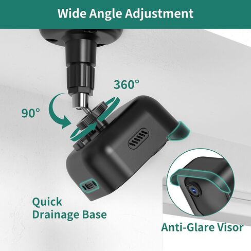 حامل كاميرا Blink خارجي جديد كليًا، غطاء واقٍ مقاوم للطقس مكون من 3 قطع مع حامل قابل للتعديل 360 درجة ووحدة مزامنة، متوافق مع كاميرات Blink Outdoor من الجيل الرابع والثالث (الكاميرا غير متضمنة) in Kuwait