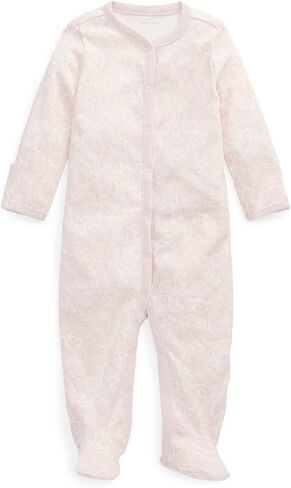 POLO RALPH LAUREN Infant Paisley Cotton Footed Coverall (P(628866-7001)/W, 3 Months) in Saudi Arabia