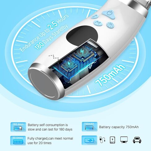 Electric Nasal Aspirator for Baby, Baby Nose Sucker with 5 Levels Suction, Automatic Nose Cleaner with 3 Silicone Tips, Nose Aspirator with Music Soothing Function & Light in Saudi Arabia