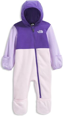 The North Face baby-boys Glacier One-piece | Polar Fleece Onesie With Built-in Mitts & Booties for Boys & Girls in Saudi Arabia