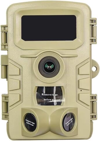 Wildlife Trail Camera, 4K IP66 Waterproof Game Camera with 120° Wide Angle PIR Detection, Outdoor Security Hunting Camera for Wildlife Monitoring in Saudi Arabia