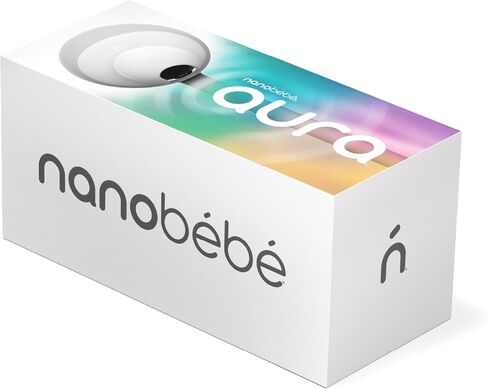 NANOBÉBÉ Smart Baby Monitor – Non-Wearable AI Breathing Monitor Motion Detection 1080p HD Camera with 360° Pan Tilt Two-Way Talk Sound Machine App Control, Night Vision in Saudi Arabia