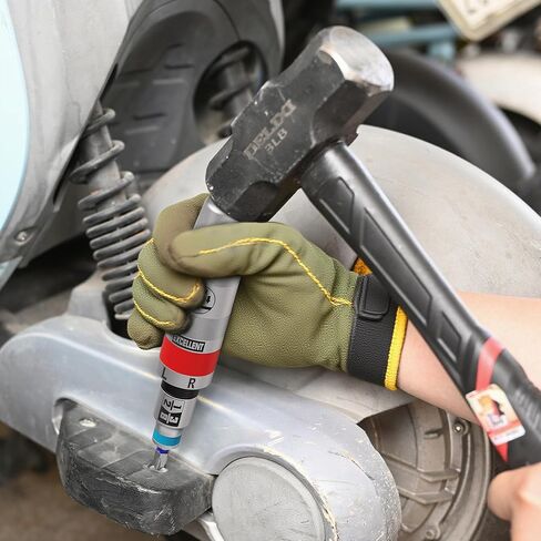 مفك يدوي ذو 13 قطعة مقاس 1/2 بوصة، طقم مفك براغي يدوي قابل للعكس مع مجموعة لقم فيليبس مشقوقة، سداسية، لربط السحابات والصدأ أو البراغي المجمدة، مع حقيبة تخزين in Kuwait