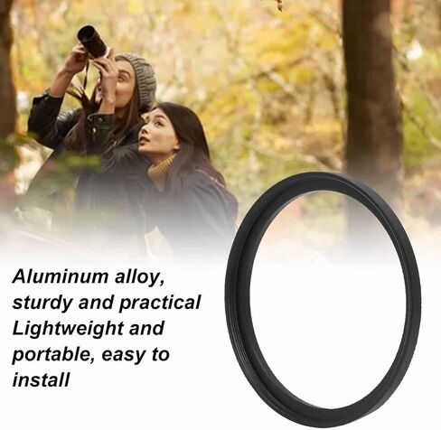 Step Up Rings, Adapter Ring Aluminum Alloy Lens Adapter with High Strength for Camera in Saudi Arabia