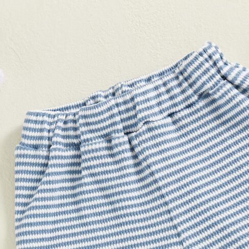Unisex Baby Pants 2-Pack Toddler Boy Girl Waffle Knit Elastic Waist Pull On Joggers Trousers Bottoms in Saudi Arabia
