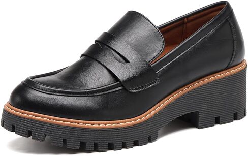 أحذية TYNDALL النسائية الكاجوال للأعمال ذات الكعب العالي المكتنز من Penny Loafers in Kuwait