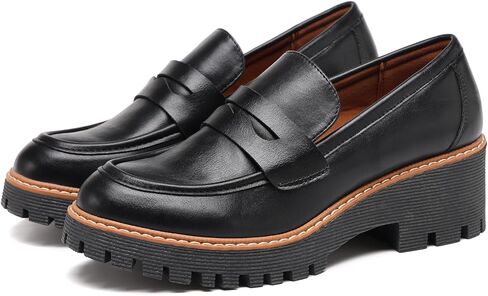أحذية TYNDALL النسائية الكاجوال للأعمال ذات الكعب العالي المكتنز من Penny Loafers in Kuwait