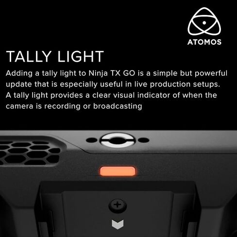 Atomos Ninja TX GO On-Camera Monitor Bundle with Universal Power Kit and StudioSonic Professional Wired Headphones (3-Items) in Saudi Arabia