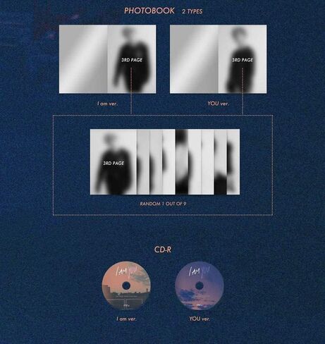 STRAYKIDS SKZ : I AM YOU (You Version) 3rd Mini Album CD-R+Cover+Photobook+3 QR Photocards in Saudi Arabia