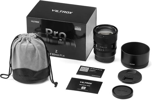 VILTROX 85mm f1.4 Pro Z Lens, AF 85mm f/1.4 Z for Nikon Z-Mount, Portrait Lens for Nikon Z Mount Z5 II Z6 II Z7 II Z8 Z9 Zf Z6 III Z7 Z50 Z50 II Z30 Zfc ZR in Saudi Arabia