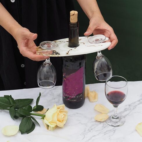 2 PCS Classic Wine Caddy Router Template, 1/4'' Thick Acrylic Wine Cup Rack Carving Templates Jig, DIY Router Inlay Template for Home Kitchen DIY Cutting in Saudi Arabia