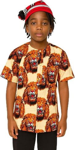 Traditional African Isi AGU (Lion Head Shirt) in Saudi Arabia