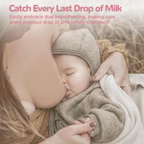 جامع حليب الثدي، جامعي الحليب للرضاعة الطبيعية، قذائف حليب الثدي القابلة لإعادة الاستخدام، الماسك يحمي الحلمات المؤلمة للرضاعة الطبيعية، مصنوع من السيليكون الخالي من مادة BPA والآمن للطعام (2.03 أونصة، عدد 2) in Kuwait