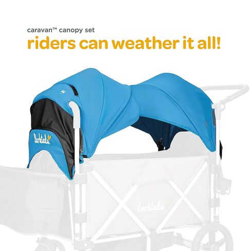 قافلة لاركتيل - عربة مزدوجة قابلة للطي، عربة أطفال لجميع التضاريس للأطفال والرضع والأطفال الصغار in Kuwait