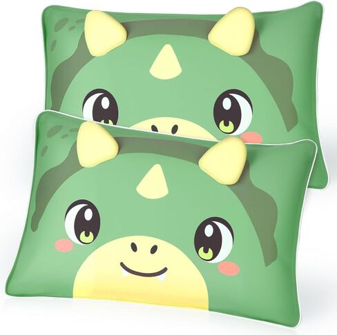 Toddler Pillowcase for 13x18 Pillow, 2 Pack Cute Toddler Pillow Case Soft Baby Toddler Pillow Cover for Boys Girls Travel Pillowcase with Envelope Closure,Pink in Saudi Arabia