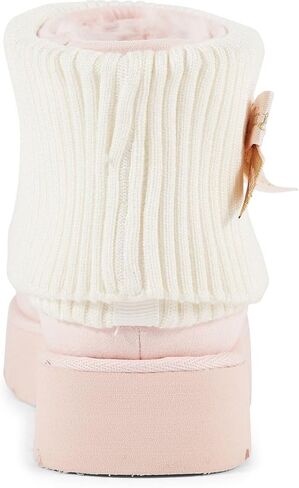 Juicy Couture Women’s Fashion Boots – Cozy Ankle Booties with Chunky Lug Sole, Soft Upper, and Pull-On Fit for Cold Weather Comfort in Saudi Arabia