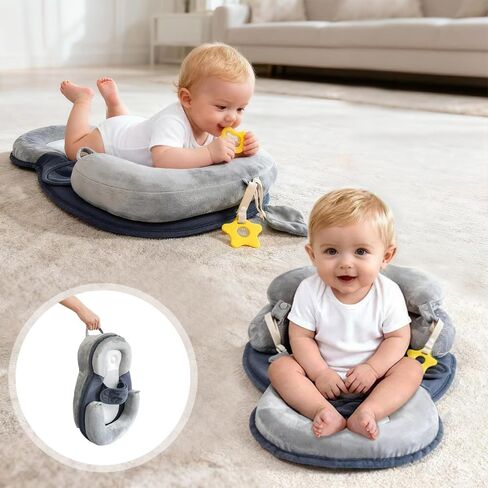 Baby Feeding Pillow, Anti Overflow Breast Feeding Pillow, Baby Lounger & Tummy Time Mat, Detachable Design in Saudi Arabia