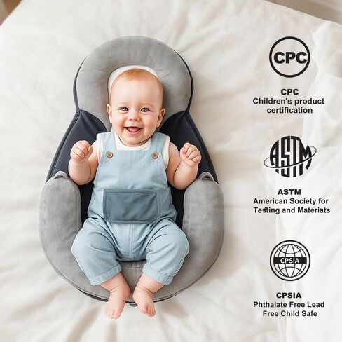 Baby Feeding Pillow, Anti Overflow Breast Feeding Pillow, Baby Lounger & Tummy Time Mat, Detachable Design in Saudi Arabia