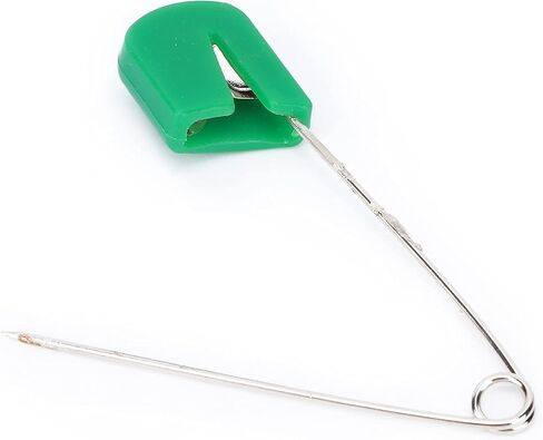 ZJchao Safety Pins for Diapers, 6 or 12 Pins, Decorative for Clothes with Stainless Steel and Plastic Material, Suitable for Most People (6 Pins of Heads) in Saudi Arabia