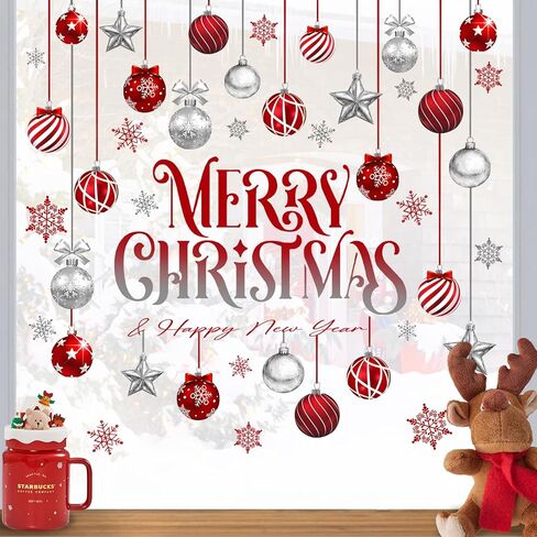 ملصقات نافذة على شكل زهرة الخشخاش الأحمر للربيع والصيف من Mfault 4 أوراق، ملصقات حائط على شكل فراشة زهرية ديكورات، أوراق البتلات الموسمية لغرفة المعيشة وديكور المنزل والمطبخ in Kuwait