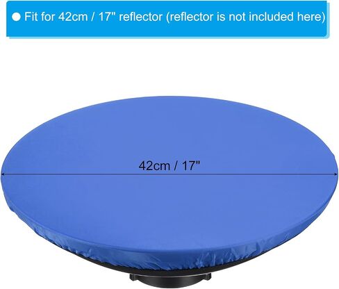 17" 42cm Soft Diffuser Lamp Cover, Cloth Diffuser Strobe Reflector Lamp Sock for Flashing Light Dish Photography Studio, Blue in Saudi Arabia