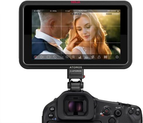 شاشة تسجيل كاميرا Atomos Ninja TX GO مقاس 5 بوصات، HDMI CFexpress، Wi-Fi HDR، شاشة لمس ProRes RAW in Saudi Arabia