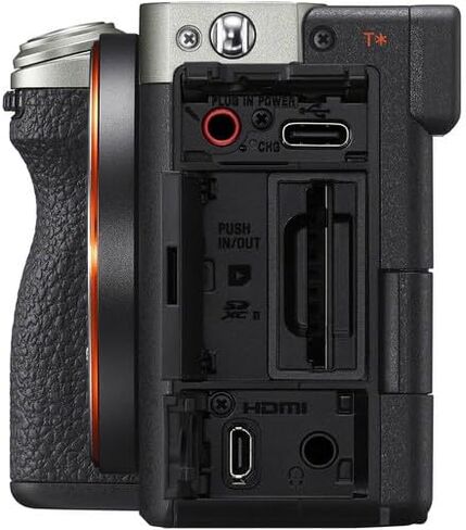 Sony Alpha 7C II Mirrorless Full-Frame Interchangeable Lens Camera - Silver with 28-60mm Lens (ILCE-7CM2L/S) + 64GB Card + Filter Kit + Bag + 2 x NP-FZ100 Compatible Battery + More in Saudi Arabia