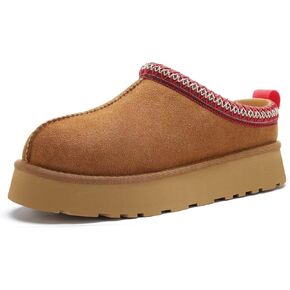 Women's Slippers Platform Mini Boots Short Ankle Boot Fur Fleece Lined House slippers Anti-Slip Boot For Outdoor in Kuwait