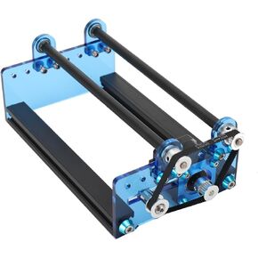 ملحق دوار بالليزر، أسطوانة دوارة للنقش، أداة ليزر على المحور Y مع دوران 360 درجة للأشياء الأسطوانية، الأكواب، العلب، قطر 20-200 مم، توافق عريض للأسلاك المزدوجة in Kuwait